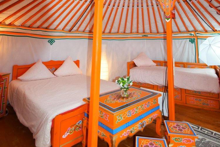 Yourte Nomade-Lodge Les Ecrennes Luaran gambar